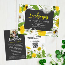 Natural Lawn Care Service Dandelion & Bees Promo