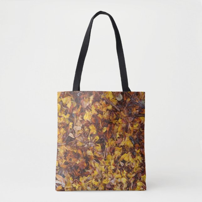 Natural leaf litter tote bag (Front)