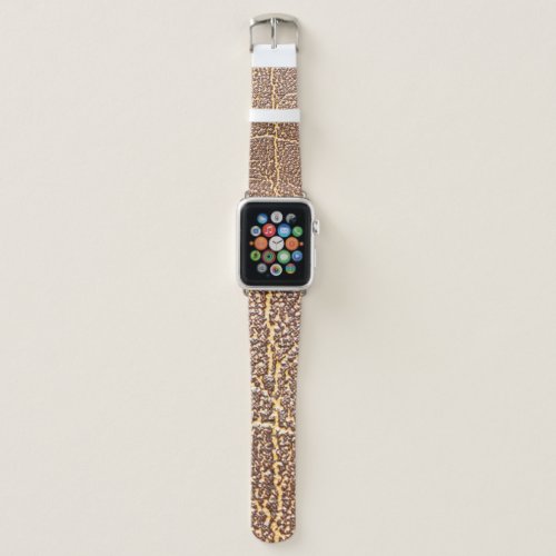 Natural leather book cover texture abstract aged apple watch band