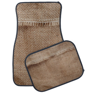 Natural line texture backgroundcoffee, sack, abstr car floor mat