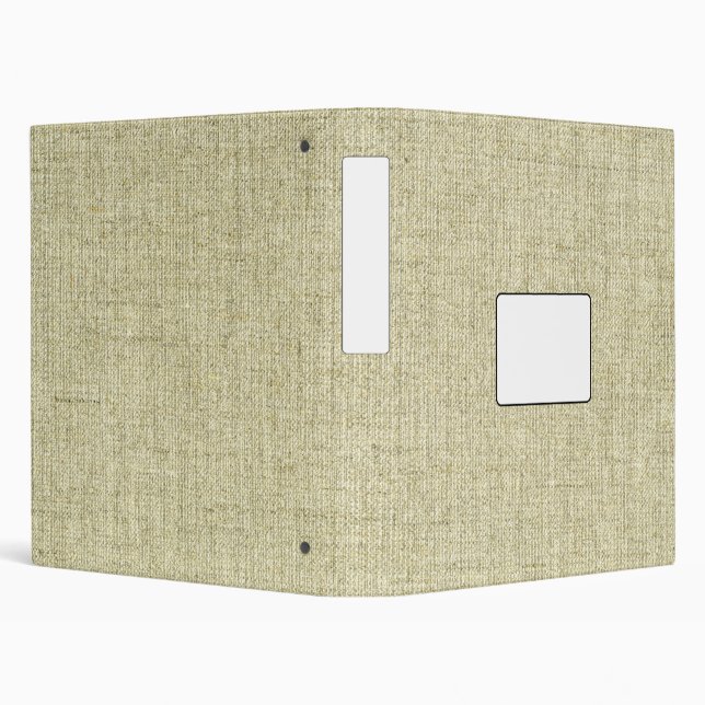 Natural Linen Canvas Texture 3 Ring Binder (Background)