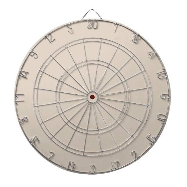 Natural Linen Solid Color Dart Board (Front)
