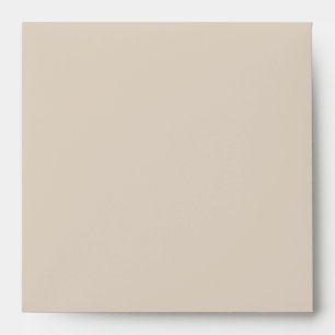 Natural Linen Solid Color Envelope