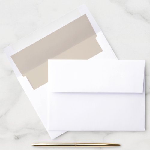 Natural Linen Solid Color Envelope Liner