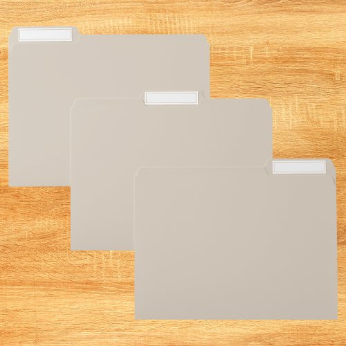 Natural Linen Solid Color File Folder