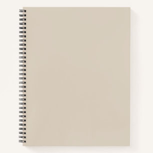 Natural Linen Solid Color Notebook