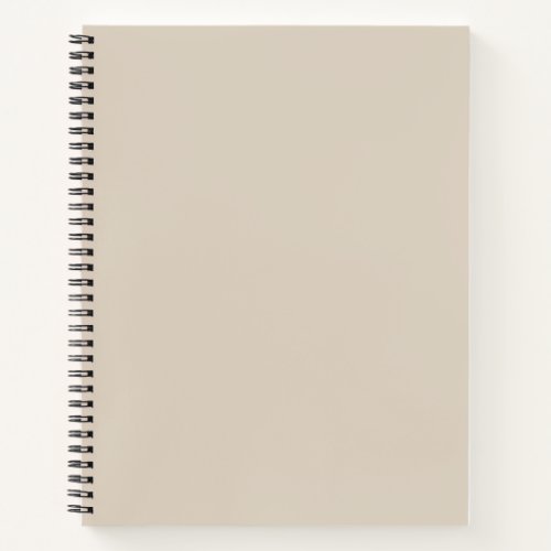 Natural Linen Solid Color Notebook