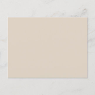Natural Linen Solid Color Postcard