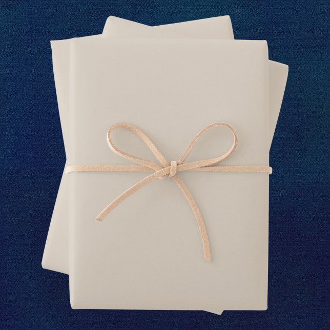 Natural Linen Solid Color Wrapping Paper Sheets (Creator Uploaded)