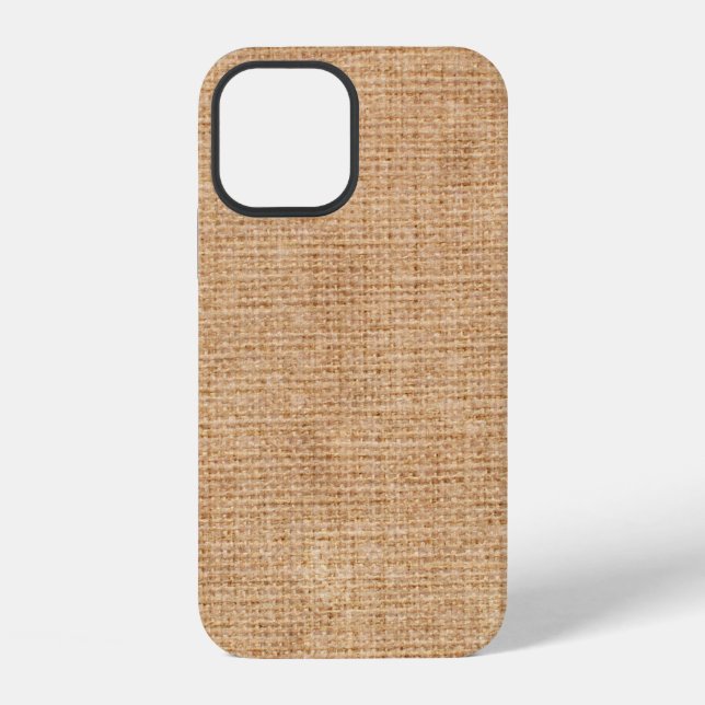 Natural linen texture as backgroundbagging, beige, iphone case (Back)