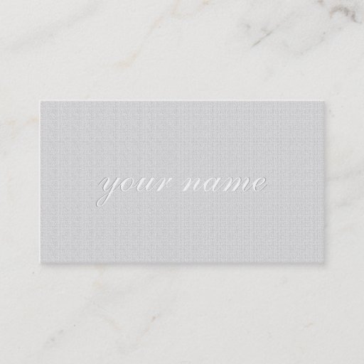 Customizable Natural Linen Texture Business Card Template