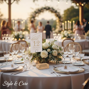 Natural Look Card Holder for Tables and Displays