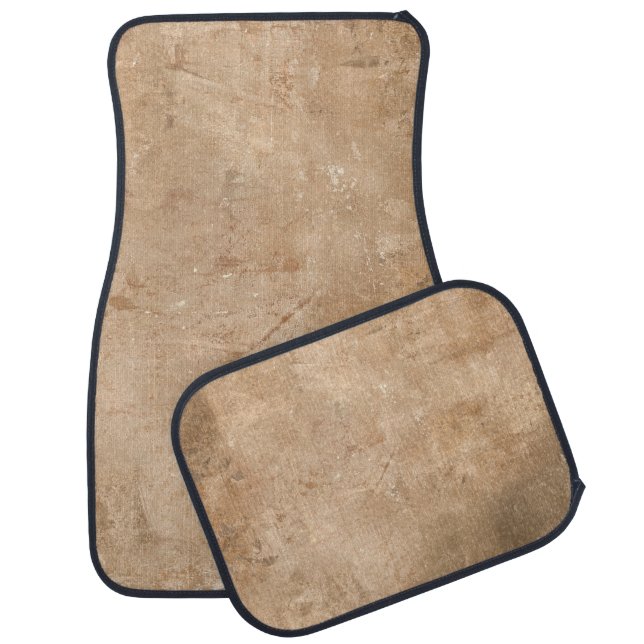 Natural Luxury Marble effect Ancient oriental draw Car Floor Mat (Set)