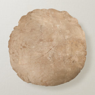 Natural Luxury Marble effect Ancient oriental draw Round Pillow