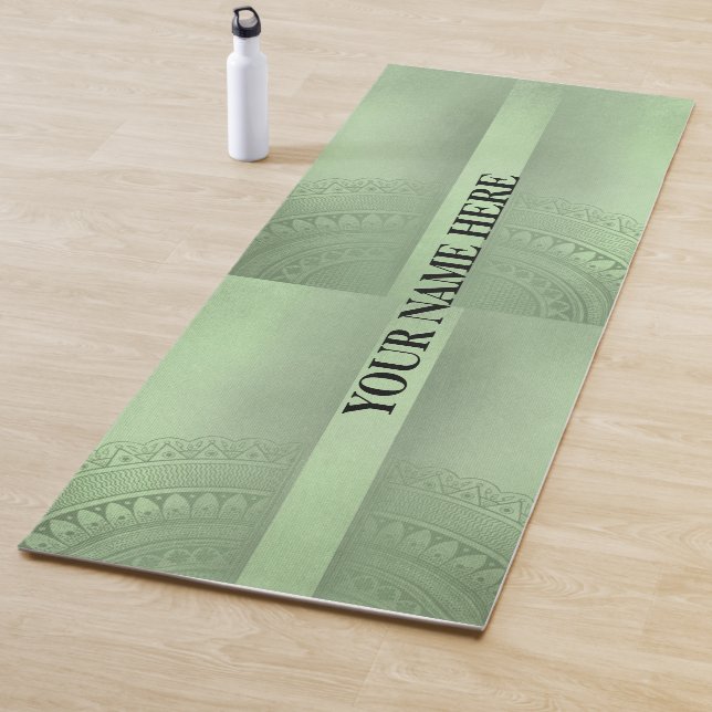 Natural Mandala Floral Yoga Mat (In Situ)