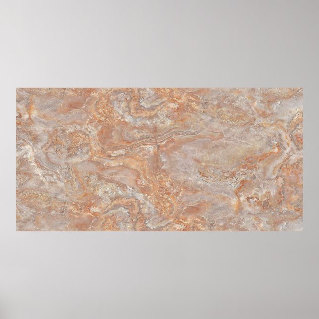 natural marble with multi color natural design and poster (Front)