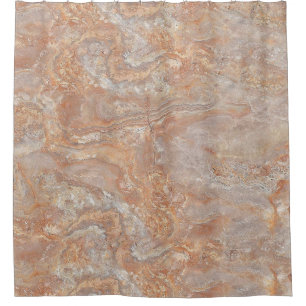 natural marble with multi color natural design and shower curtain