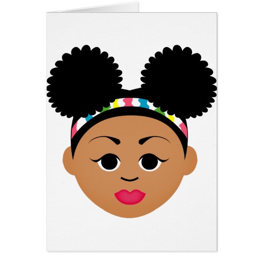 Natural Me Collection (Afro Puff Girl) (Front)