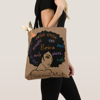 Natural Me, My Hair, My Way Tote Bag