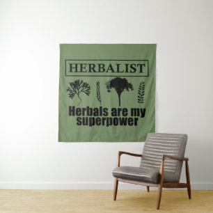 Natural Medicine Herbalist gift Tapestry