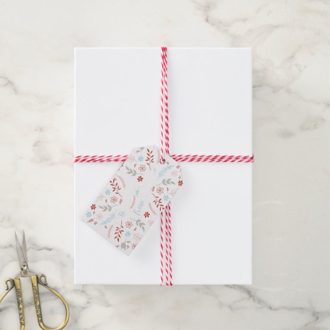 Natural Noël Christmas Holiday Gift Tags (With Twine)