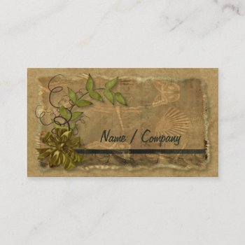 Natural Nostalgia Business Card by RainbowCards at Zazzle