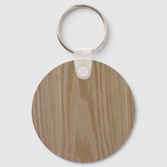 Natural Oak (Photo print of) Keychain (Front)
