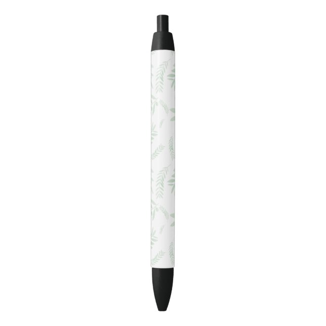 Natural Olive Branch Pattern Pen – Elegant Botanic (Front Vertical)