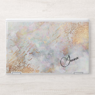 Natural Opal Gold Accents HP Laptop Skin