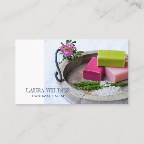 Natural Organic Artisan Handmade Soap Maker Business Card