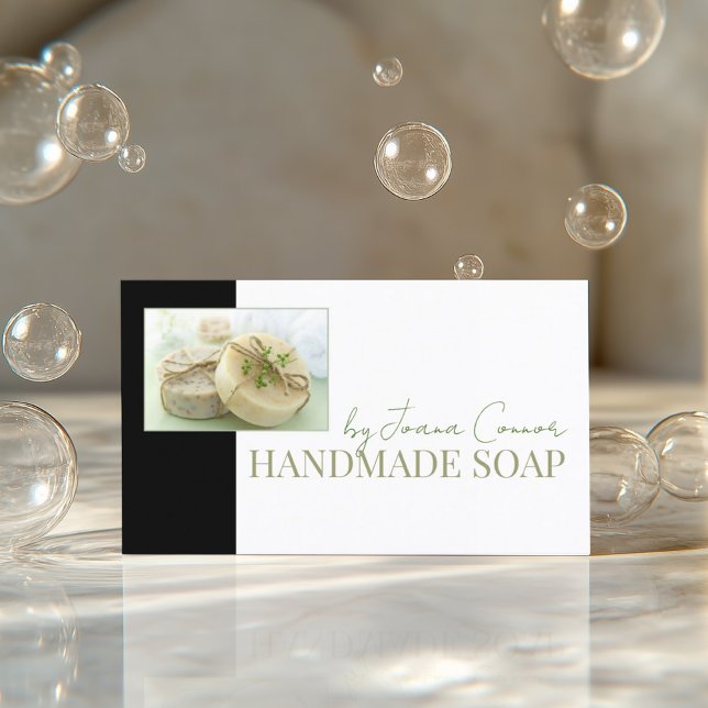 Natural Organic Handmade Soap Production Card (Perfect for business)