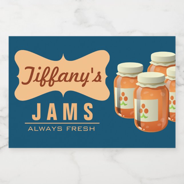 Natural Organic | Orange Marmalade | Handmade Jams Food Label (Single Label)