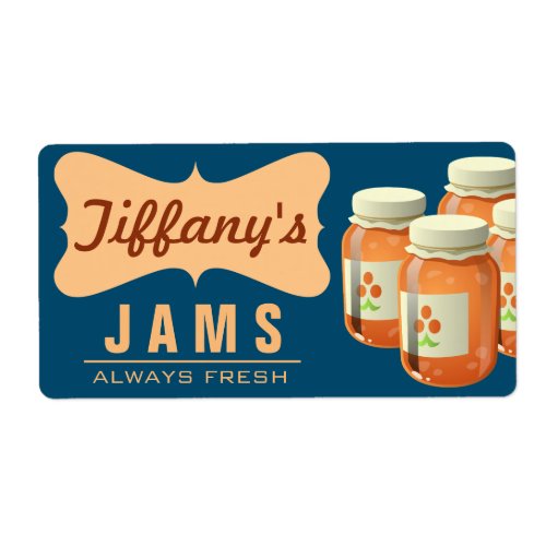 Natural Organic  Orange Marmalade  Handmade Jams Label