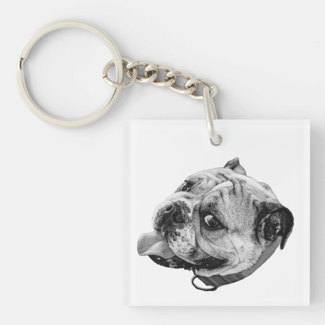 Natural Pet Token Keychain (Front)