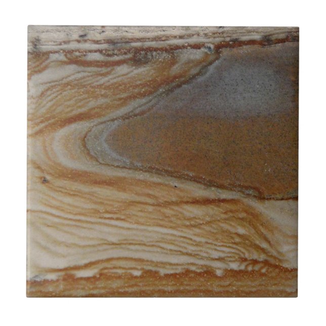 Natural Picture Rock Cabochon Ceramic Tile (Front)