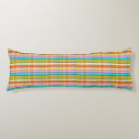 Natural Plaid F Body Pillow