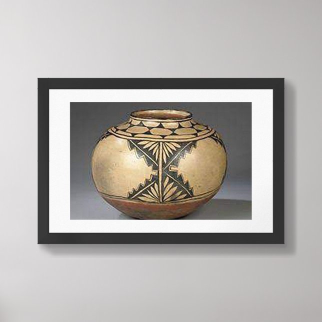 “Natural Pottery ” 17 X 11” Matted &  Framed Art (Framed Front)