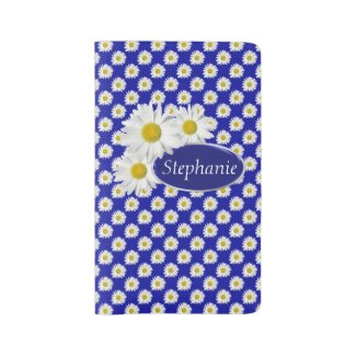 Natural Pretty Shasta Daisies Padfolio