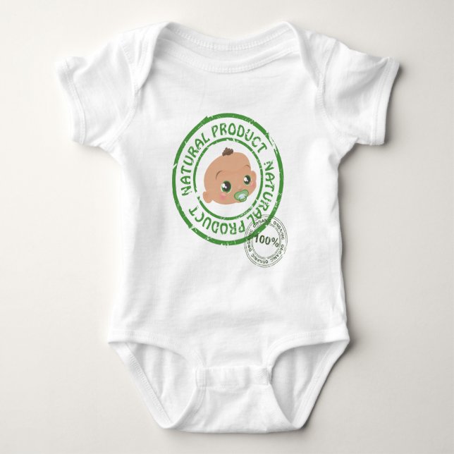 Natural Product Baby Boy (100% Organic) Clothes Baby Bodysuit (Front)