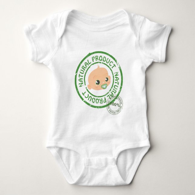 Natural Product Baby Boy (100% Organic) Clothes Baby Bodysuit (Front)