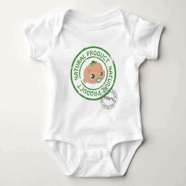 Natural Product Baby Girl (100% Organic) Clothes Baby Bodysuit (Front)