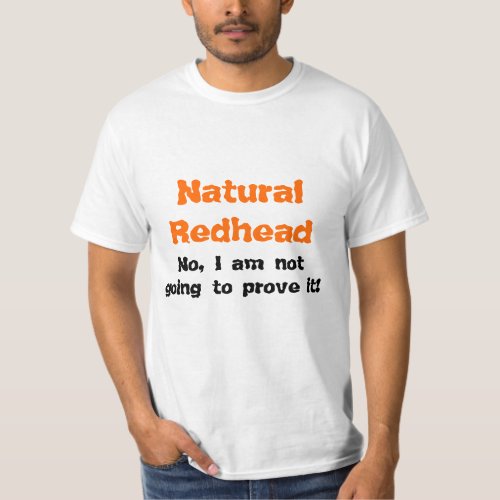 Natural Redhead T_Shirt