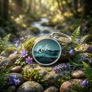 Natural Reiki Master and Yoga Mediation instructor Keychain