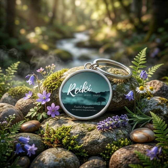 Natural Reiki Master and Yoga Mediation instructor Keychain (Creator Uploaded)