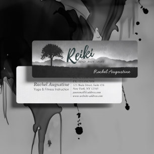 Natural Reiki Master and Yoga Mediation instructor Mini Business Card