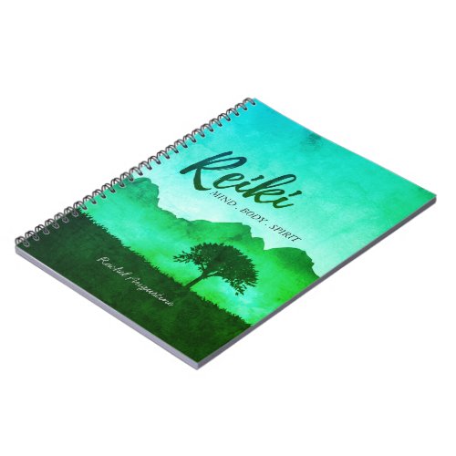 Natural Reiki Master Yoga Mediation instructor Notebook