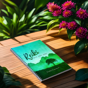 Natural Reiki Master Yoga Mediation instructor Notebook
