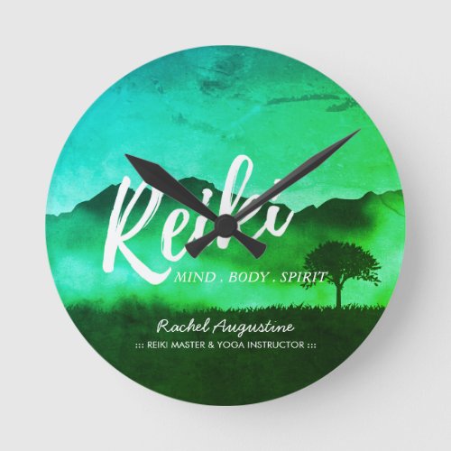 Natural Reiki Master Yoga Mediation instructor Round Clock