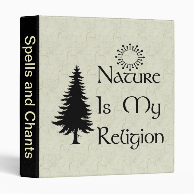 Natural Religion Binder (Front/Spine)