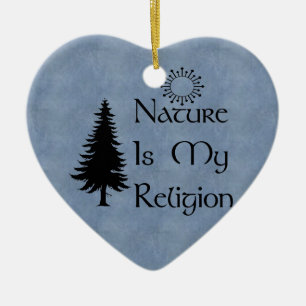 Natural Religion Ceramic Ornament